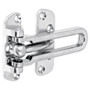 Verrou Entrebâilleur De Porte Avec Boucle, Finition Chrome Mat