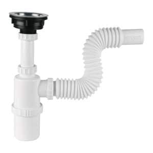 Siphon Complet Avec Flexible Pour Lavabo