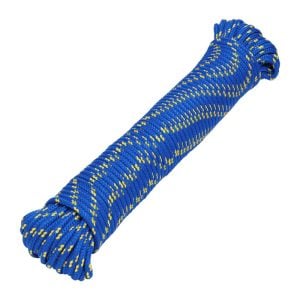 Corde Tressée 5Mm X 30M En Polypropylène Bleu