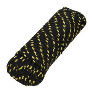 Corde Tressée 10Mm X 30M En Polypropylène Noir