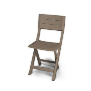 Chaise pliante gilda taupe