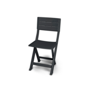 Chaise pliante gilda anthracite
