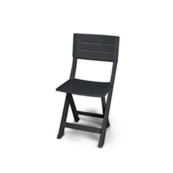 Chaise pliante gilda anthracite