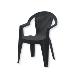 Chaise Sofia monobloc anthracite