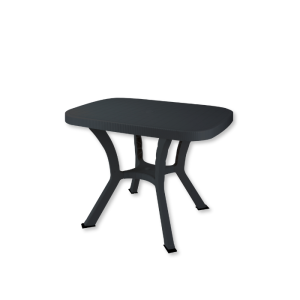 Table Romeo Elite Rectangulaire 67X96X72 Cm Anthracite