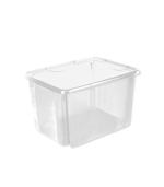 Box De Rangement En Plastique 30L Transparent