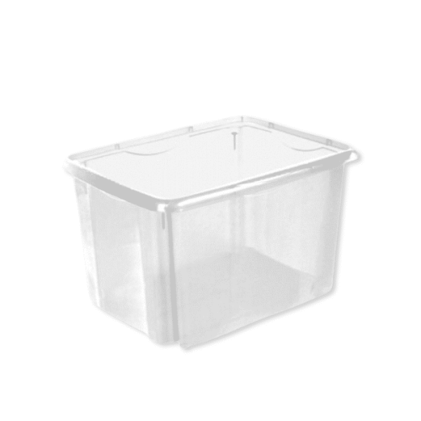 Box De Rangement En Plastique 30L Transparent