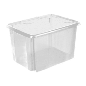 Box De Rangement En Plastique 45L Transparent
