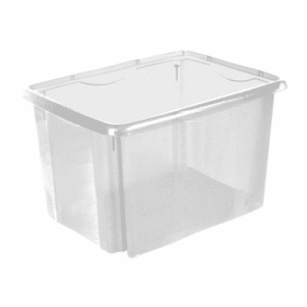 Box De Rangement En Plastique 45L Transparent