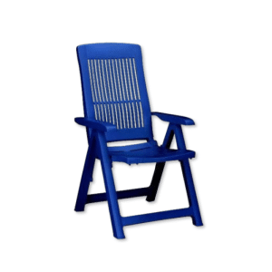 Chaise pliante santiago 59x59x108cm bleu