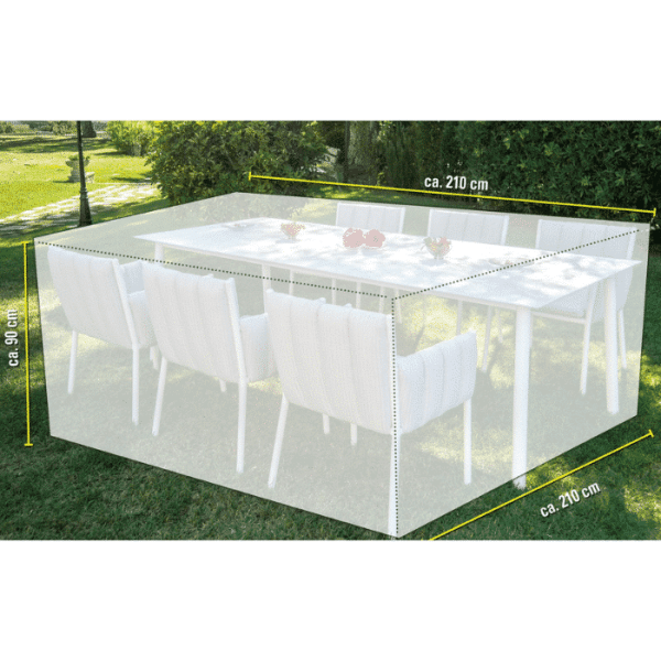 Housse Pour Mobilier De Jardin 210X210X90Cm