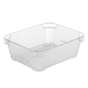 Panier De Rangement Transparent 36X26,5X7Cm