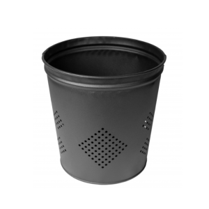 Poubelle De Bureau Peinte-Perforée 26Cm