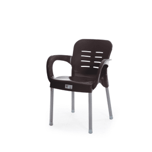 Hilal chaise brun