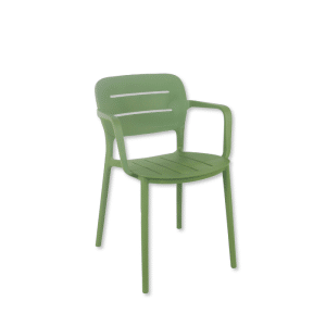 Chaise en polypropylène 52.5X53X79 cm vert