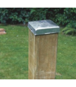 Lot De 2 Pyramides Galva 7x7cm pour poteau carré – Image 2