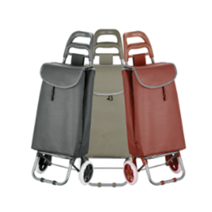 Chariot de course pliable à 2 roulettes En polyester 33 L