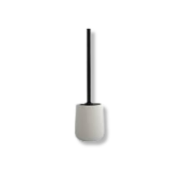 Brosse wc avec support céramiquee maonie terre cuite