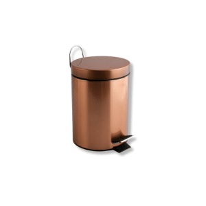 Poubelle à pédale 3L Acier Inoxydable Cuivré