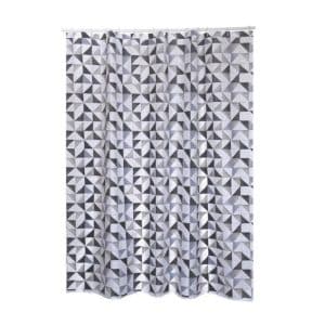 Rideau De Douche En Polyester 180X200 Cm Calula Gris