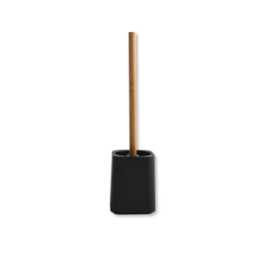 Brosse Wc Avec Support En Polyrésine Bambou Kamla