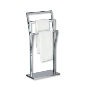 Porte Serviettes En Acier Inoxydable Chromé Pili 41 X 18,5 X 87 Cm