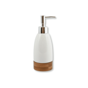 Distributeur de savon céramique et Bambou Tallinn