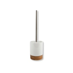 Brosse Wc avec support céramique et Bambou Tallinn