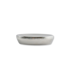 Porte Savon céramique Dallas Argent