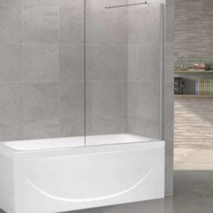 Paroi De Baignoire 6Mm 80 X 160 Cm Oval Edge