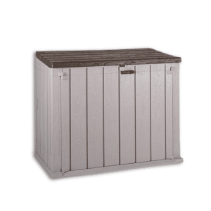 Coffre Rangement De Jardin Résine 842 Litres 129,5 X 74,5 X 111Cm