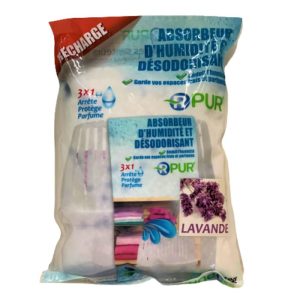 Recharge absorbeur d’humidite 450 G lavande
