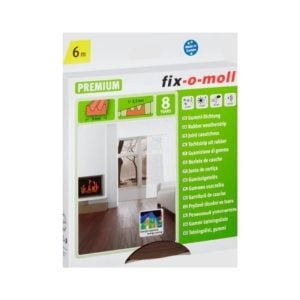 Joint profilé en e fix-o-moll adhesive marron 6m4x9mm