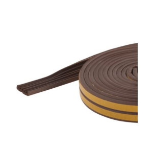 Joint profilé en e fix-o-moll adhesive marron 10m 4x9mm
