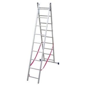 Échelle transformable en aluminium 2x9 marches
