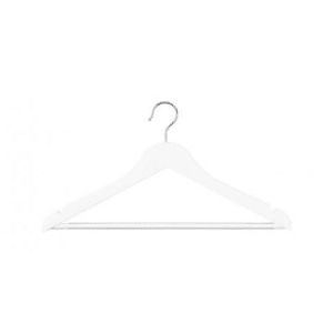 Set De 3 Cintres En Bois Blanc