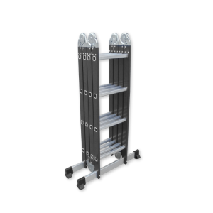 Échelle pliante articulée en aluminium cadre en acier 4×4