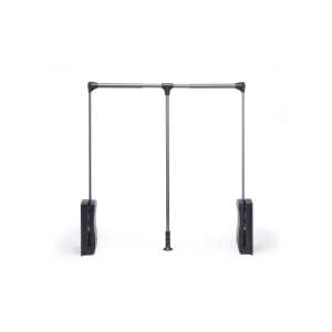 Barre De Penderie Escamotable 45-60Cm Anthracite
