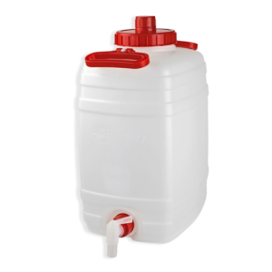 Baril Avec Robinet 100L 52X43X71Cm Pehd Blanc
