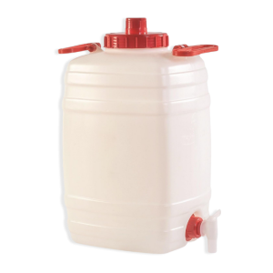 Baril Avec Robinet 50L 29X34X56Cm Pehd Blanc