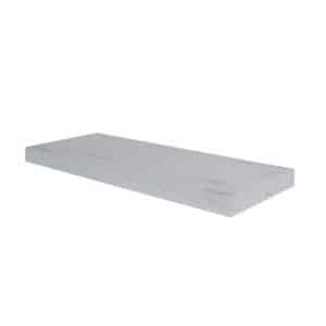 Étagère murale effet marbre blanc 60x23,5x3,8cm
