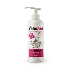 Shampoing poils blanc et clairs pour  chiens  200ml