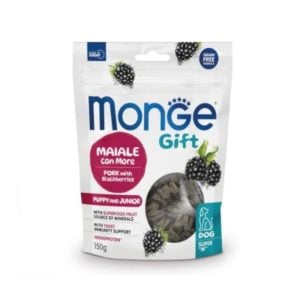 Monge gift super m  porc aux mûres pour  chiots  150 g