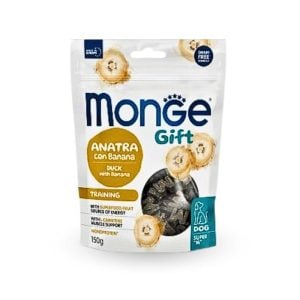 Monge gift super m canard et banane pour chien 150 g