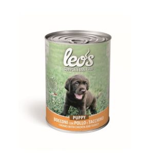 Pâté  leo’s pour chat et chien au poulet et à la dinde 415g