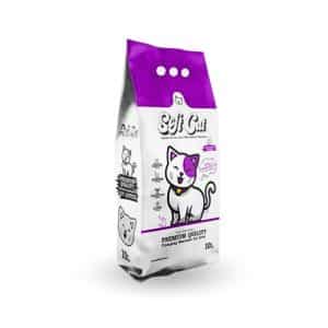 Litière pour chats parfumée à la lavande soft cat 5 l