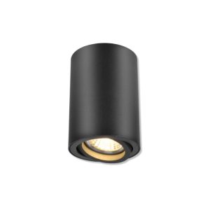 Spot plafonnier en Aluminium 70x100mm GU10 noir