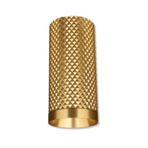 Spot plafonnier en aluminium 57x110m gu10 doré