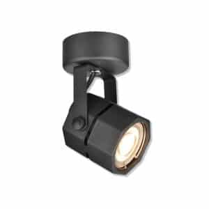 Spot plafonnier 70x140mm saillie noir