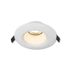 Spot rond en Aluminium encastrable 100x46mm GU10 blanc